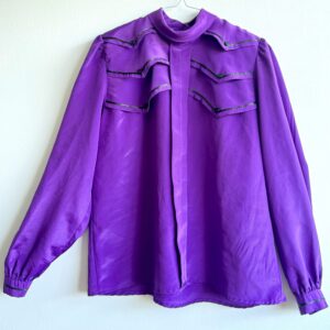 Blusa morada vintage 80s