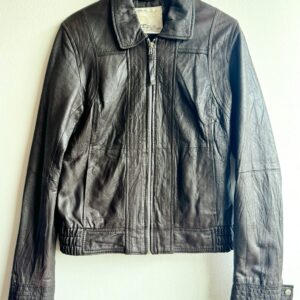 Chaqueta cuero café